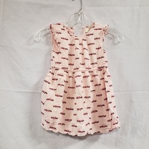 Kate Spade Girls Printed Flare Dress Cars Size 4